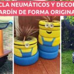 10 increíbles ideas de jardines con llantas para transformar tu espacio exterior