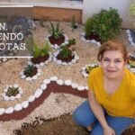 Adornos de jardín con piedras sencillas: Ideas para decorar un área cuadrada