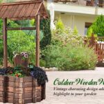 Descubre cómo crear un encantador pozo decorativo de madera para tu jardín