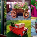 Ideas creativas: Decoración de jardines con cajones de madera para un toque único y natural